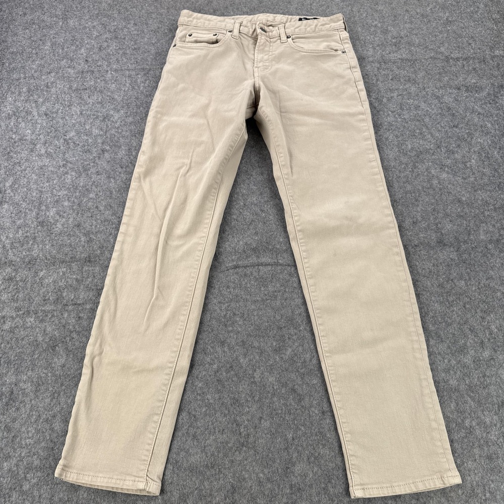 Bonobos Jeans Mens 30x32 Beige Khaki Stretch Twill 5-Pocket Straight Leg Casual